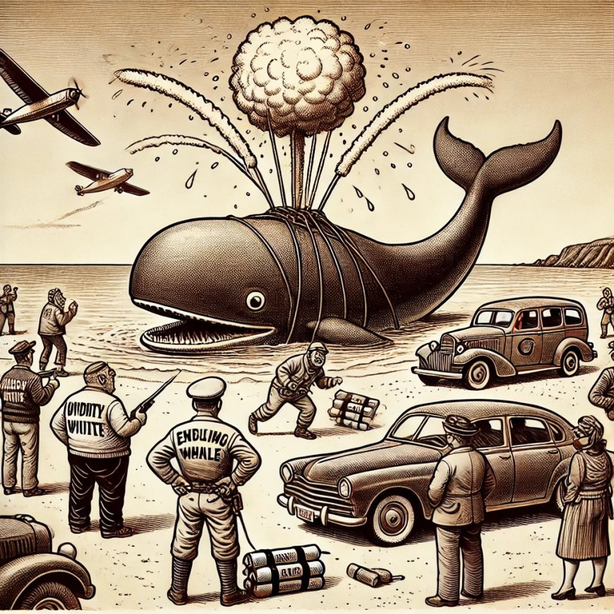 The Exploding Whale of Oregon: When Dynamite Turned a Beached Whale into a Rain of Blubber